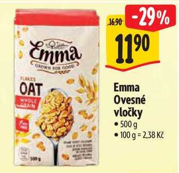 Emma Ovesné vločky, 500 g 
