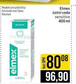 Elmex ústní voda sensitive 400 ml 