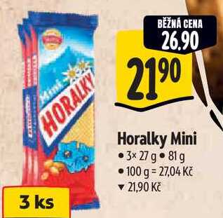 Horalky Mini, 3x 27 g