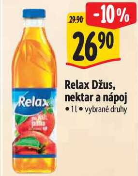 Relax Džus, nektar a nápoj, 1 l