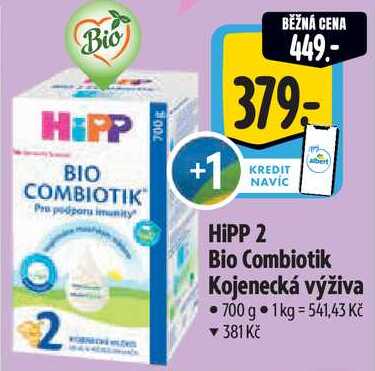 HiPP Bio Combiotik Kojenecká výživa, 700 g