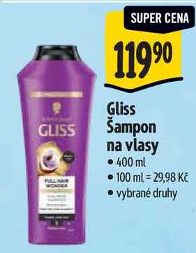 Gliss Šampon na vlasy, 400 ml 