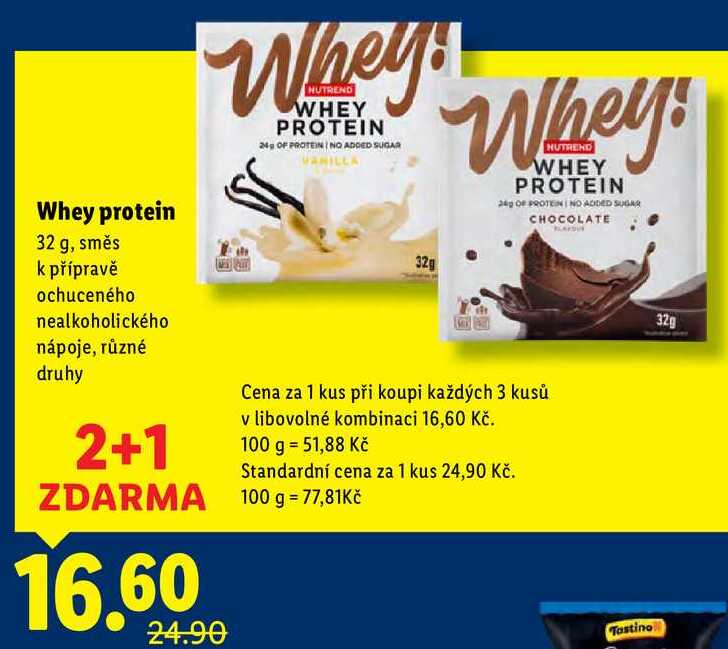 Whey protein, 32 g
