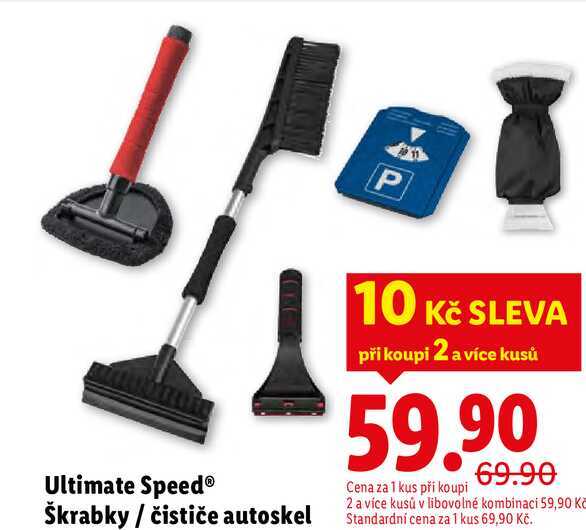 Ultimate Speed Škrabky/čističe autoskel