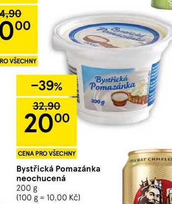 Bystřická Pomazánka neochucená, 200 g