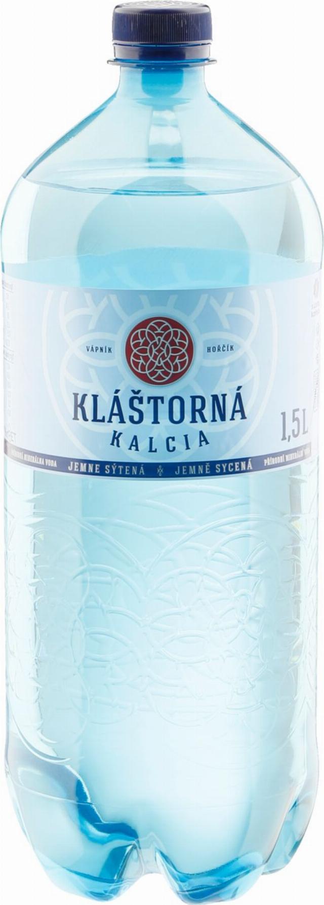 Kláštorná Kalcia Přírodní minerální voda jemně sycená