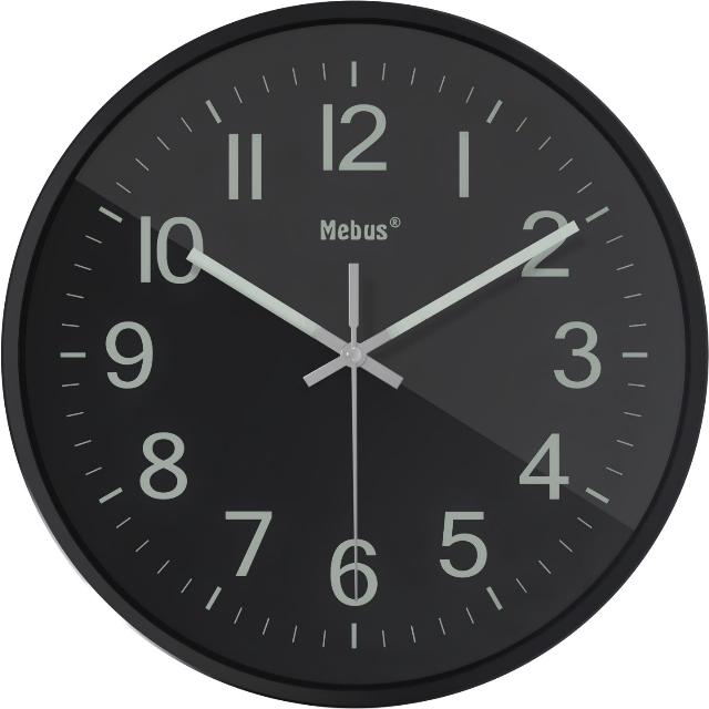 MEBUS Nástěnné hodiny průměr: 30 cm