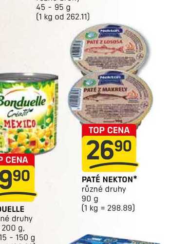 PATÉ NEKTON různé druhy 90 g