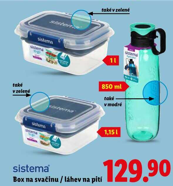 Box na svačinu/láhev na pití