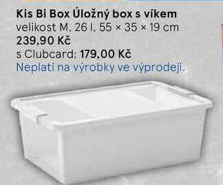 Kis Bi Box Úložný box s víkem velikost M. 26 I., 55 x 35 x 19 cm  