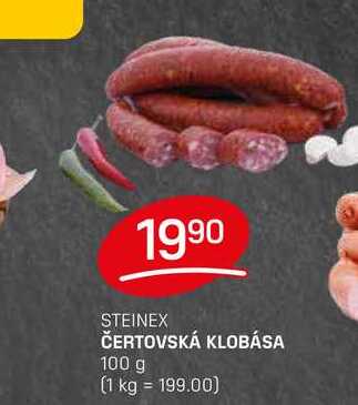 ČERTOVSKÁ KLOBÁSA 100 g 
