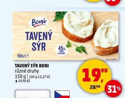 TAVENÝ SÝR BONI, 150 g