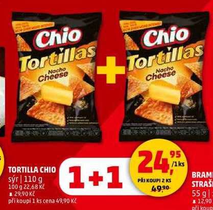 TORTILLA CHIO sýr, 110 g