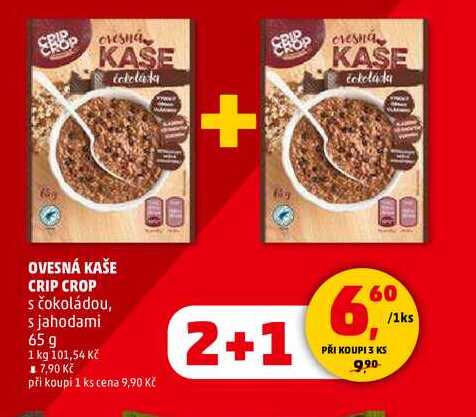  OVESNÁ KAŠE CRIP CROP, 65 g