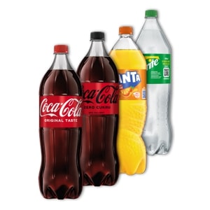 COCA COLA, FANTA, SPRITE