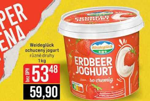 Weideglück ochucený jogurt různé druhy 1kg
