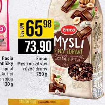 Emco Mysli na zdravi různé druhy 750 g 