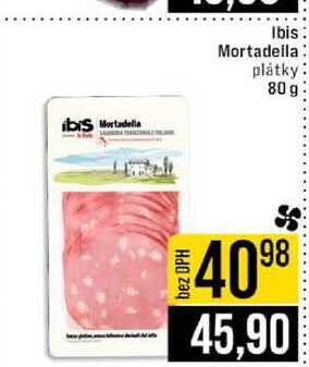 ibis Mortadella plátky 80 g