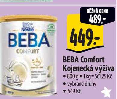   BEBA Comfort Kojenecká výživa 800 g 