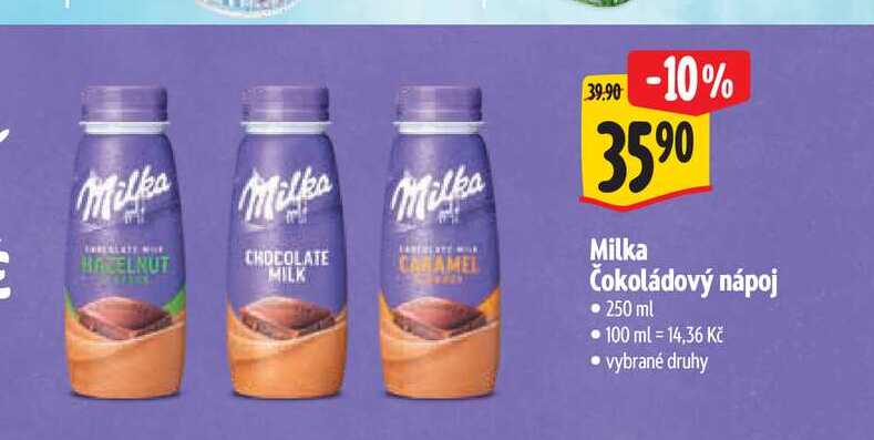   Milka Čokoládový nápoj 250 ml  