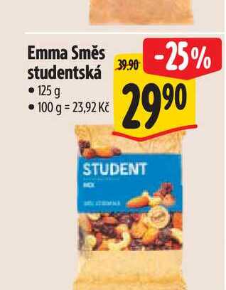 Emma Směs studentská  125 g 
