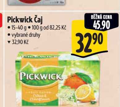 Pickwick Čaj 15-40 g