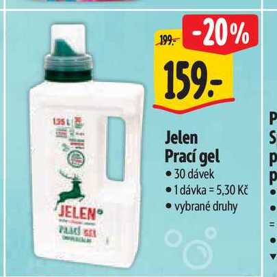   Jelen Prací gel  30 dávek 