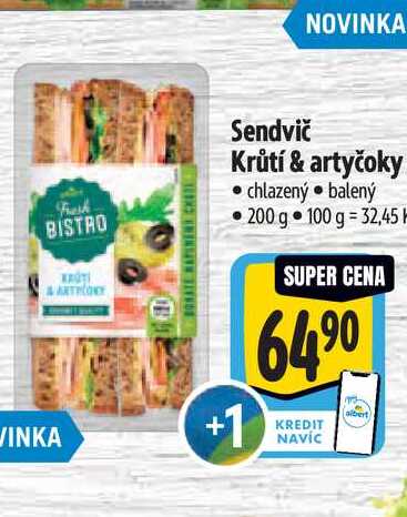   Sendvič Krůtí & artyčoky 200 g