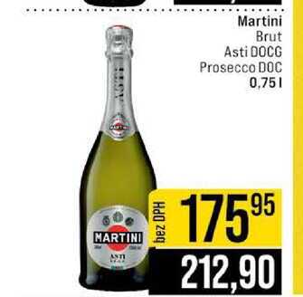 Martini Brut Asti DOCG Prosecco DOC 0,75l