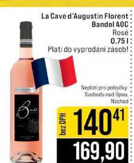 La Cave d'Augustin Florent Bandol AOC Rosé 0,75l