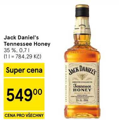 Jack Daniel's Tennessee Honey 35 %, 0,7 l 