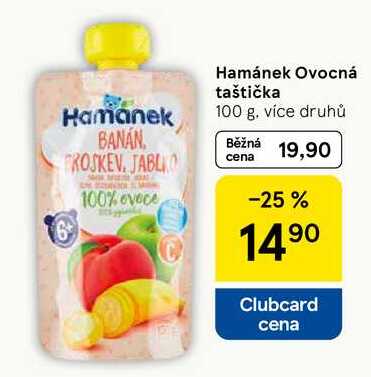 Hamánek Ovocná taštička, 100 g  
