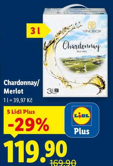 Chardonnay/Merlot, 3 l