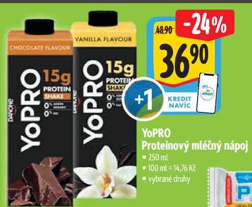  YOPRO Proteinový mléčný nápoj  250 ml  