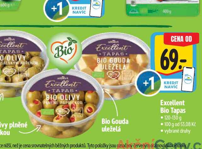  Excellent Bio Tapas 120-130 g 