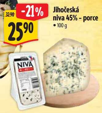 Jihočeská niva 45% - porce, 100 g