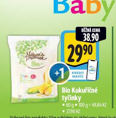   Bio Kukuřičné tyčinky 60 g  