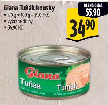 Giana Tuňák kousky, 170 g