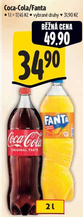 Coca-Cola/Fanta, 2 l