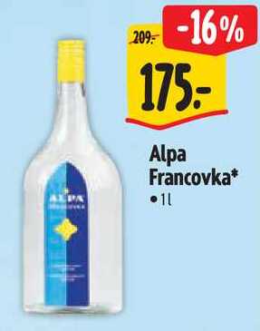 Alpa Francovka, 1 l