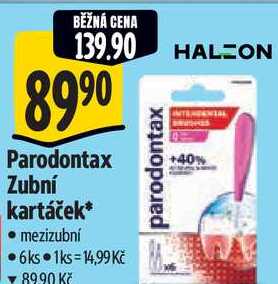 Parodontax Zubní kartáček, 6 ks