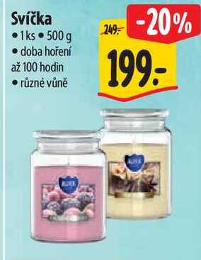 Svíčka, 500 g