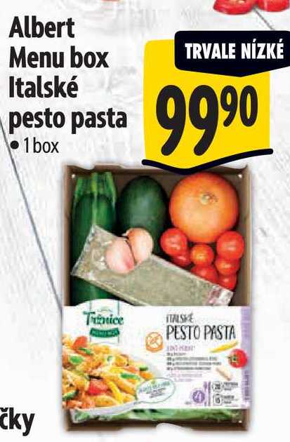 Albert Menu box Italské pesto pasta 