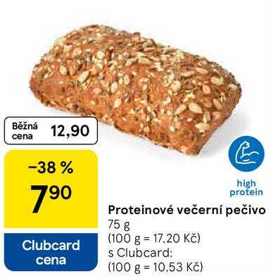Proteinové večerní pečivo, 75 g  