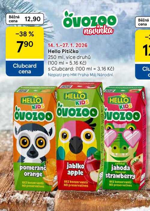 Hello Pitíčko, 250 ml, více druhů