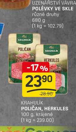 POLIČAN, HERKULES 100 g
