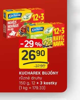 KUCHAREK BUJÓNY různé druhy 150 g