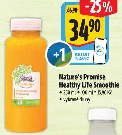 Nature's Promise Healthy Life Smoothie, 250 ml 