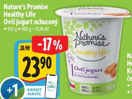 Nature's Promise Healthy Life Ovčí jogurt ochucený, 150 g 