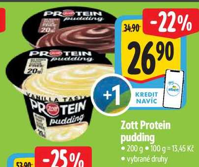 Zott Protein pudding, 200 g